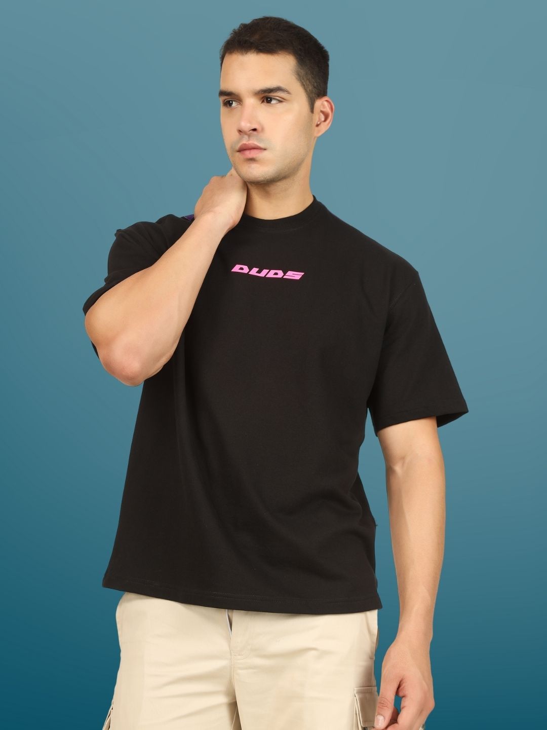 Duds Delight Over-Sized T-Shirt (Black) - Wearduds