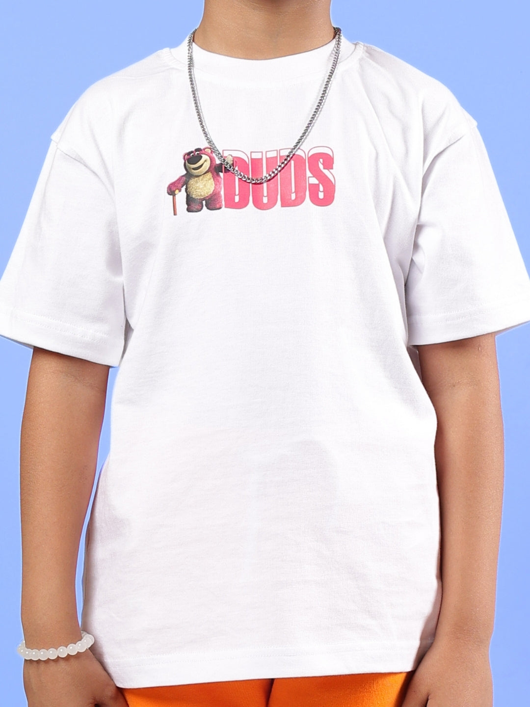 LOTSO OVERSIZED T-SHIRT FOR BOYS & GIRLS (WHITE)