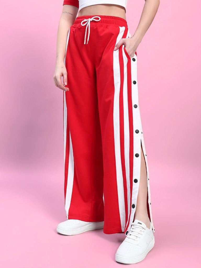 WOMEN'S DANCER JOGGERS (RED-WHITE)