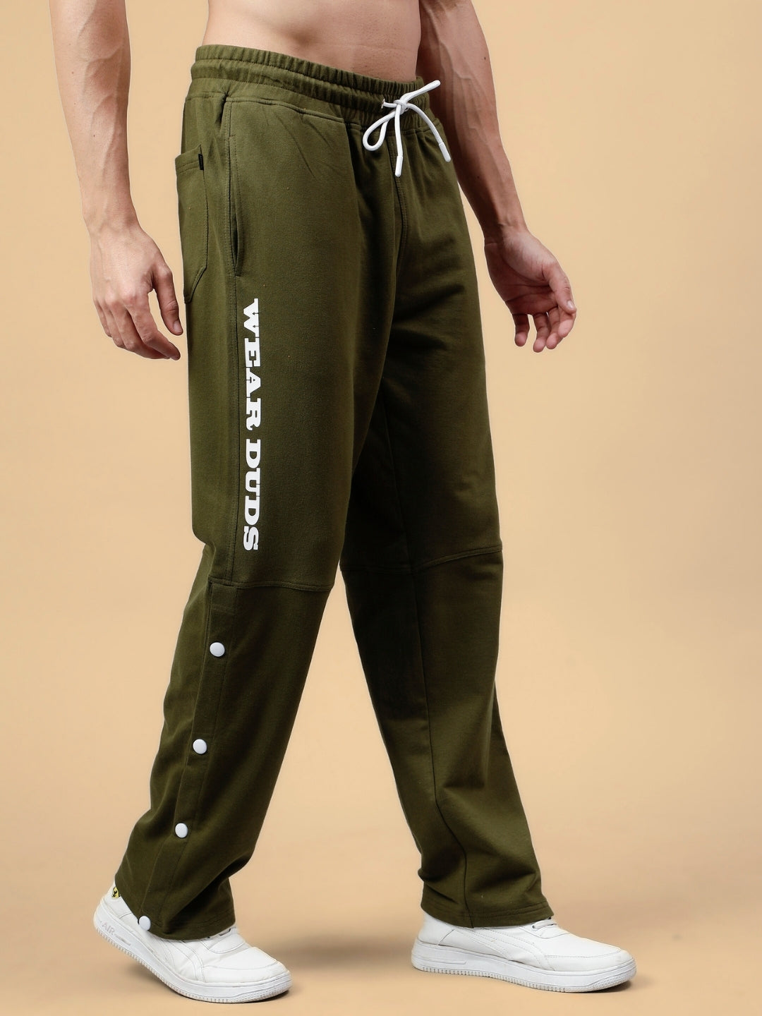 DUDS RACER JOGGERS (OLIVE GREEN)