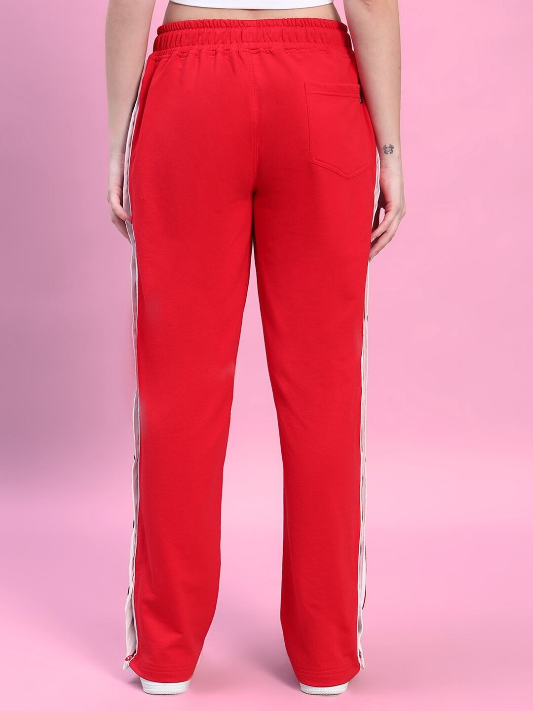 WOMEN'S DANCER JOGGERS (RED-WHITE)