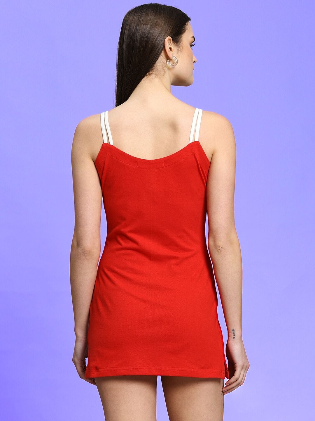 WOMEN'S SWEET BRALETTE DRESS (RED)