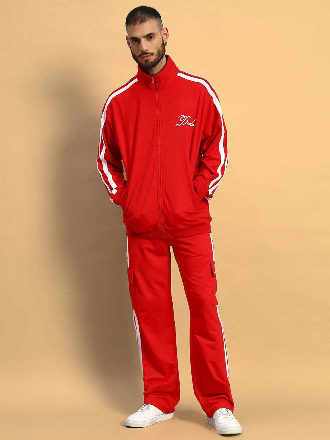 SCOTIA STRIPE JOGGERS (RED)