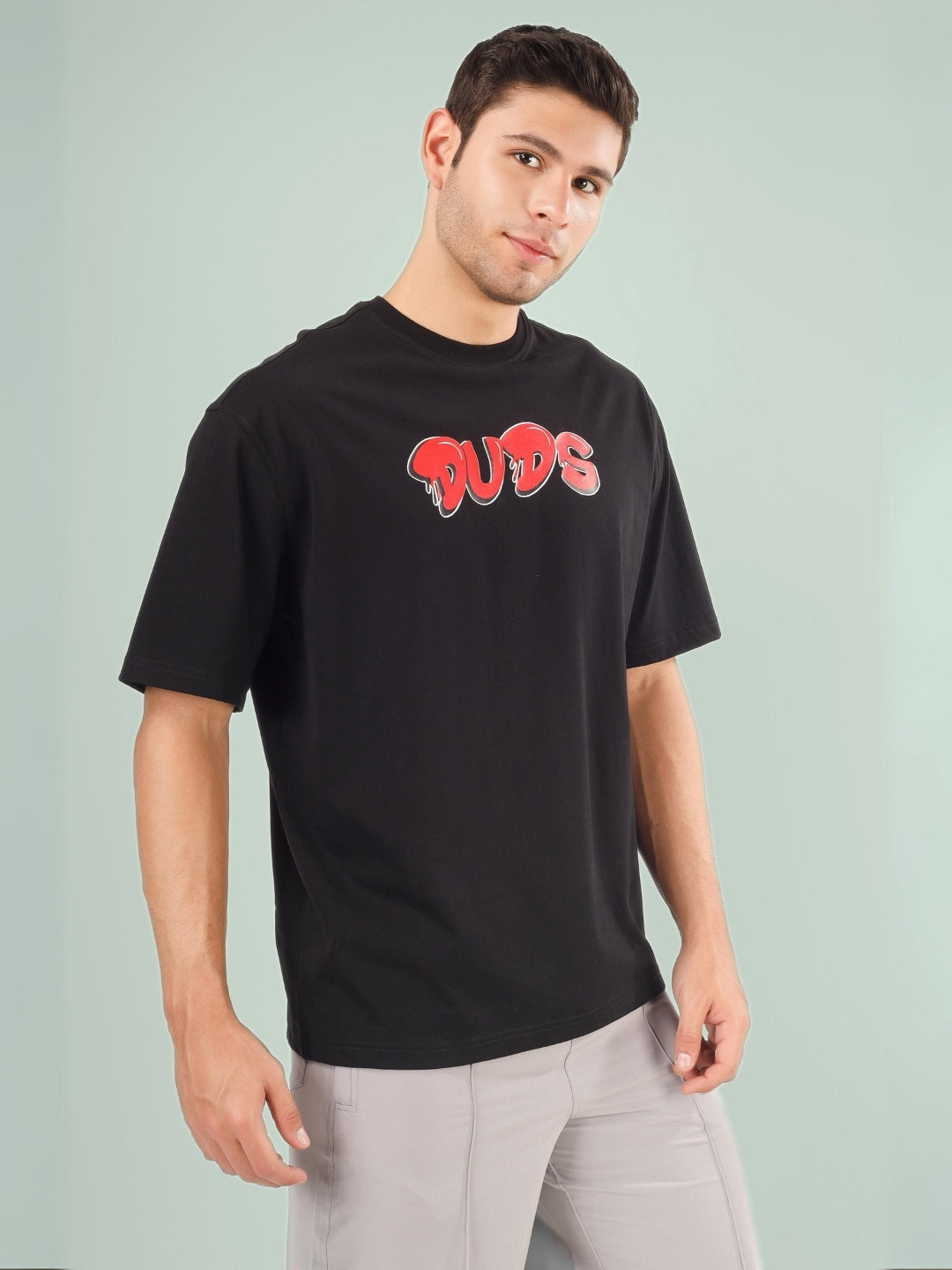DRIP 2 HARD OVER-SIZED T-SHIRT (BLACK)
