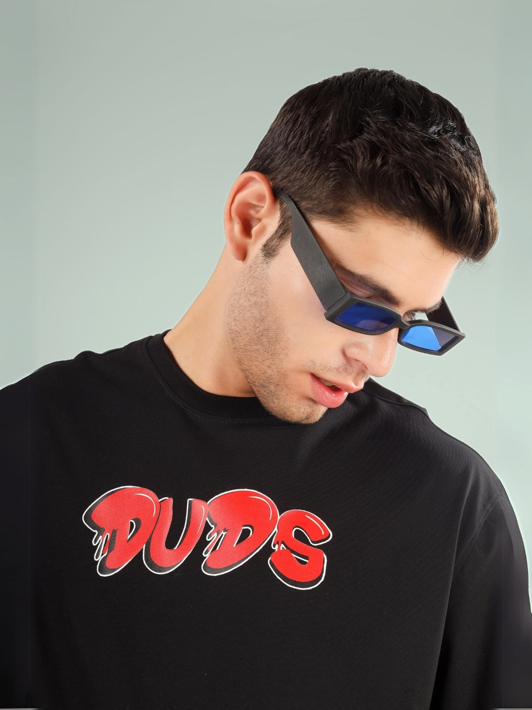 DRIP 2 HARD OVER-SIZED T-SHIRT (BLACK)