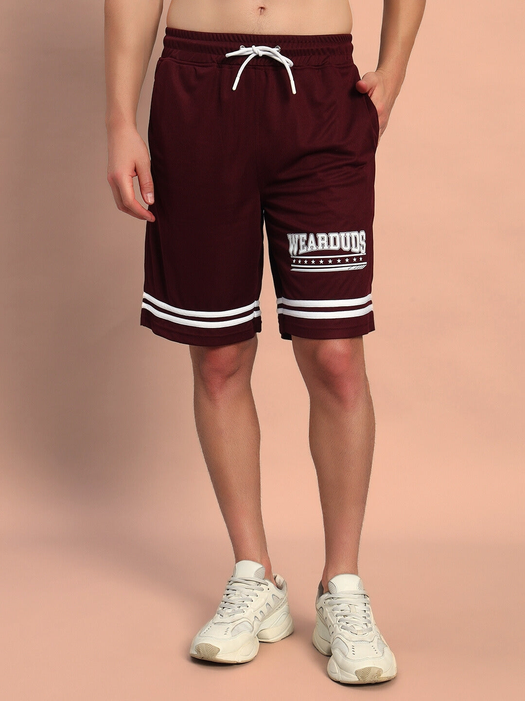 GROOVY REGULAR FIT SHORTS (WINE)