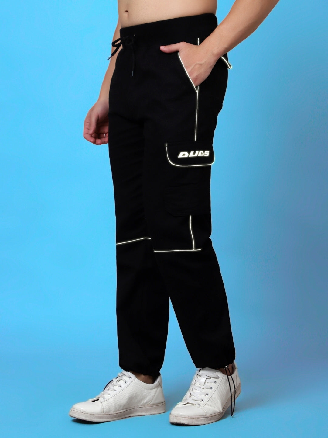 KYLE BLACK REFLECTIVE CARGO PANT