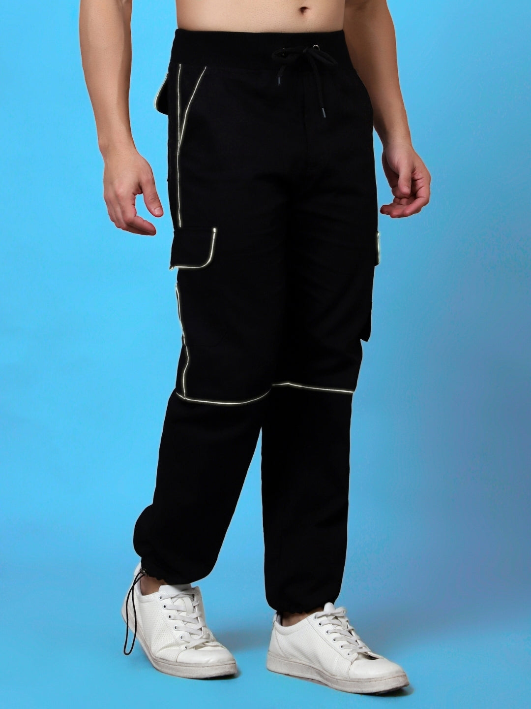KYLE BLACK REFLECTIVE CARGO PANT