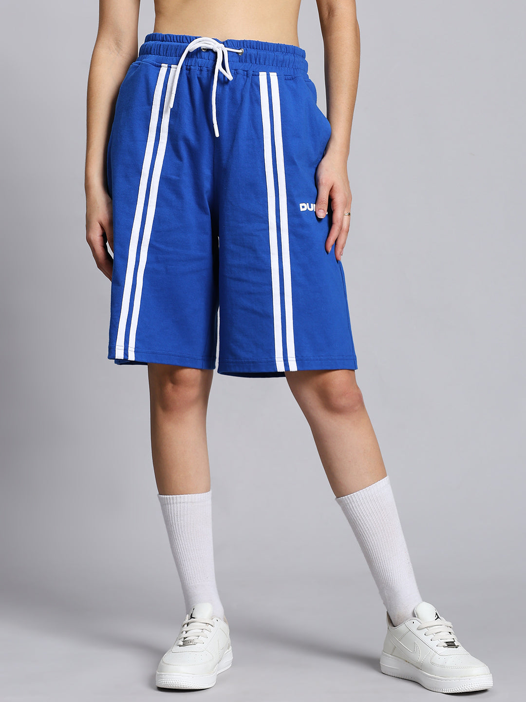 WOMEN'S OUTLOOK REGULAR FIT SHORTS (R BLUE)