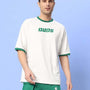 EASTON BOXY FIT T-SHIRT (WHITE-GREEN)