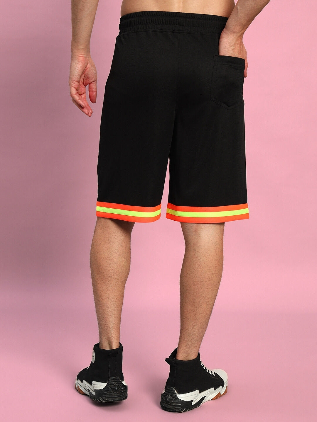 JORDAN REGULAR FIT SHORTS (BLACK)