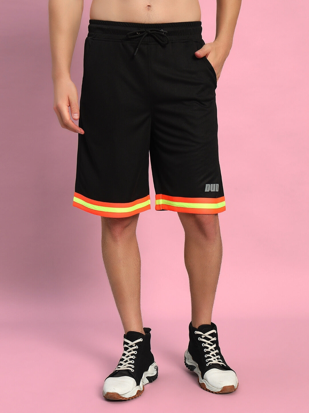 JORDAN REGULAR FIT SHORTS (BLACK)