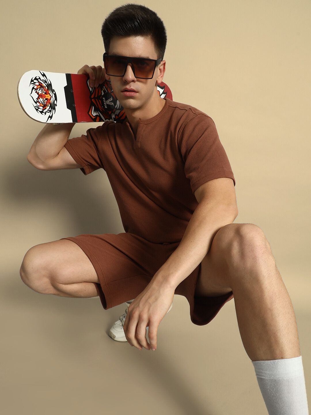 Jagger Co-Ord Set (Brown)