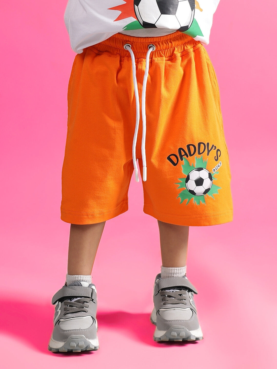 BUDDY SHORTS FOR BOYS & GIRLS (ORANGE)