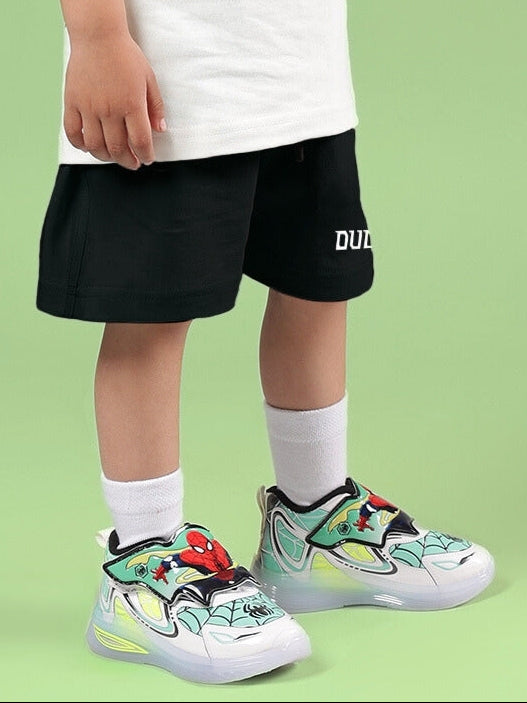STYLISH ROBOT SHORTS FOR BOYS & GIRLS (BLACK)