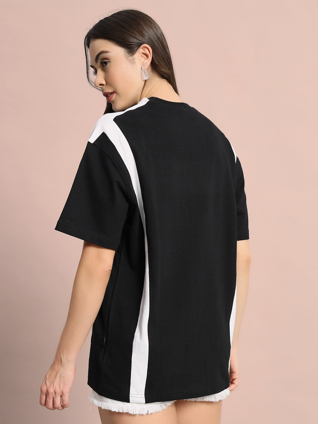 WOMEN'S NINJA STORM OVER-SIZED T-SHIRT (BLACK)