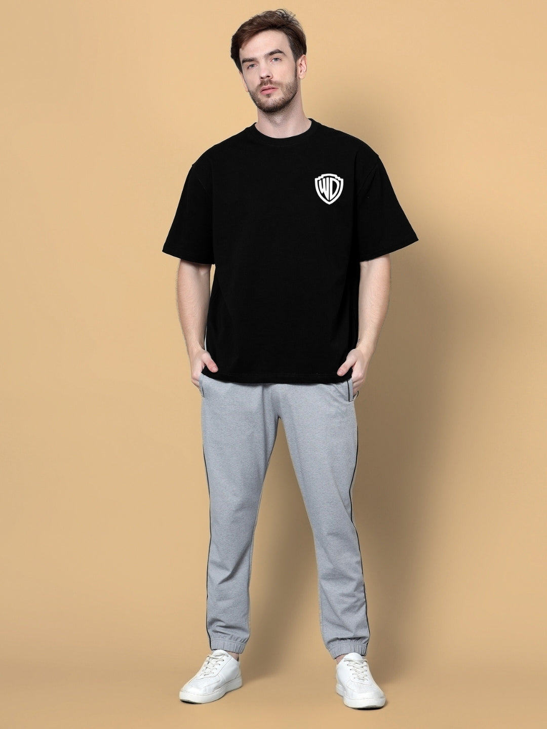 Policia Over-Sized T-Shirt (Black)