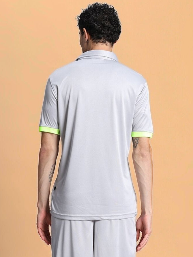 HOOKUP REGULAR FIT T-SHIRT (GREY)
