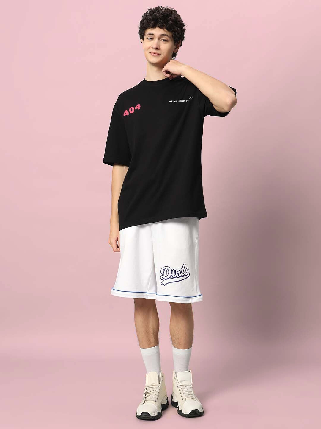 404 Error Over-Sized T-Shirt (Black)