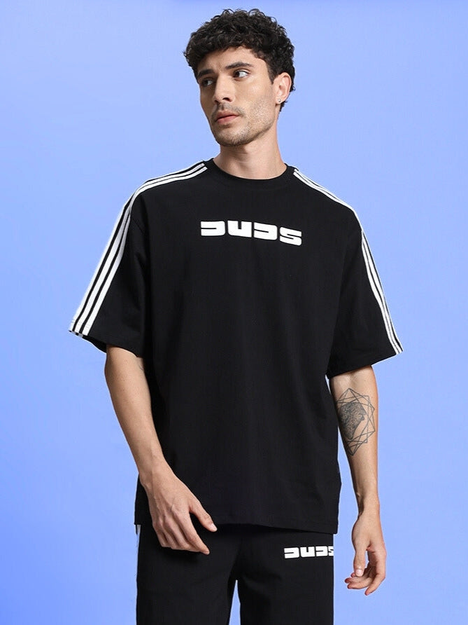 PARKA OVER-SIZED CLASSIC T-SHIRT (BLACK)