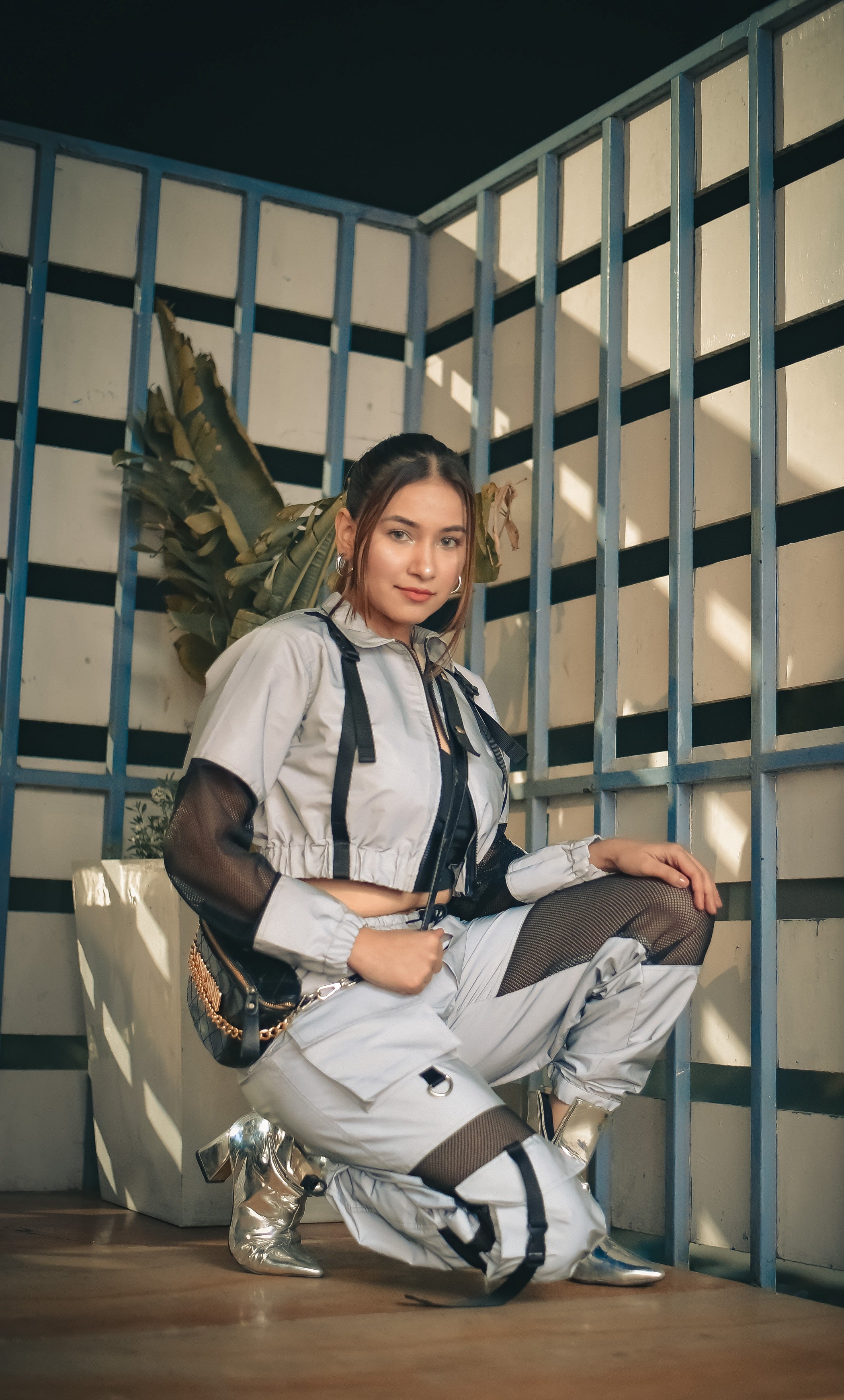 Reflector Co-Ord Set Cargo Pants with Jacket - Wearduds