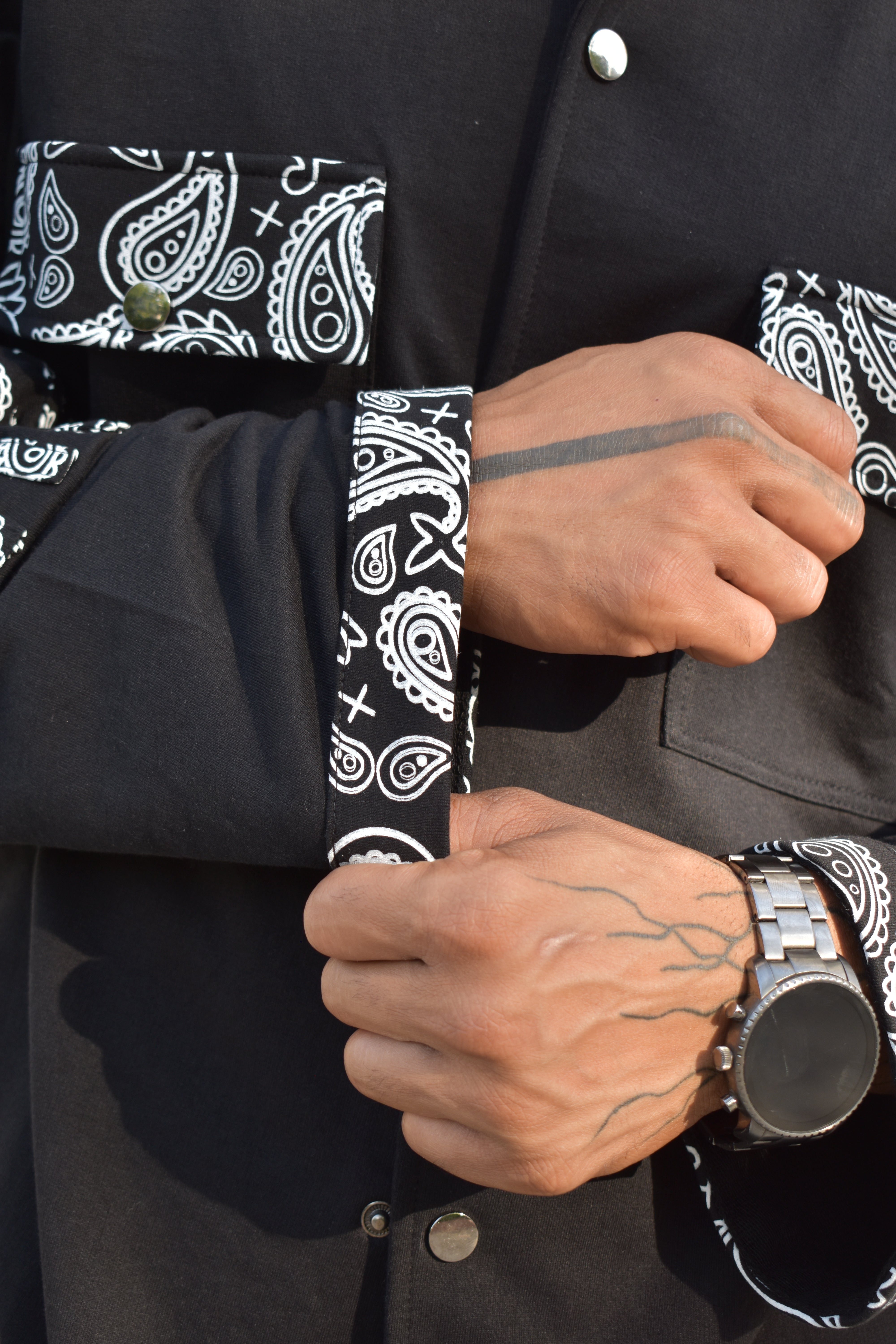 SANGANERI SHIRT (BLACK)