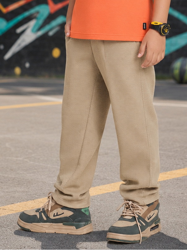 COMIC STREET JOGGER FOR BOYS GIRLS BEIGE