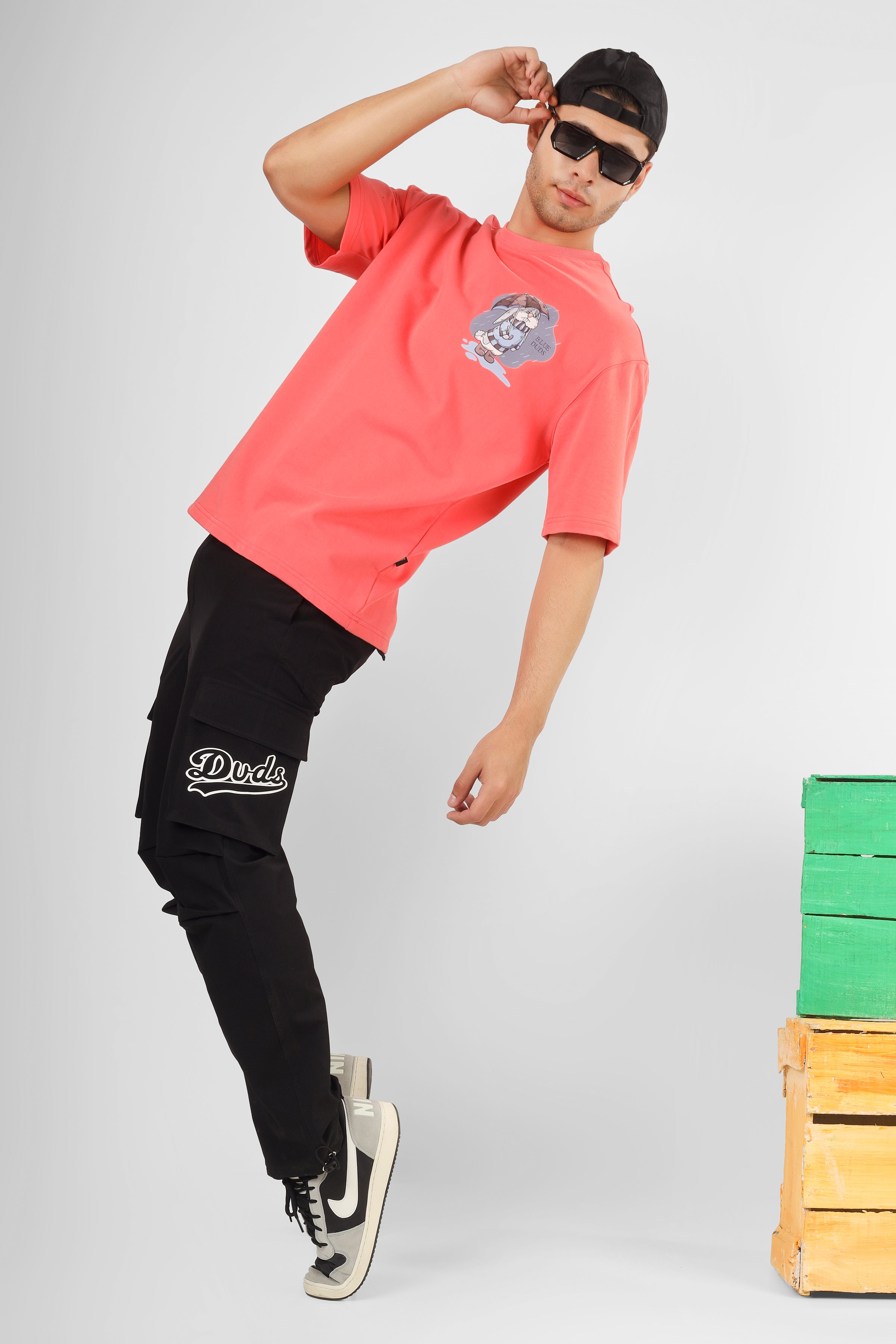 Myriad Relaxed Fit Cargo Pants (Dark Grey)