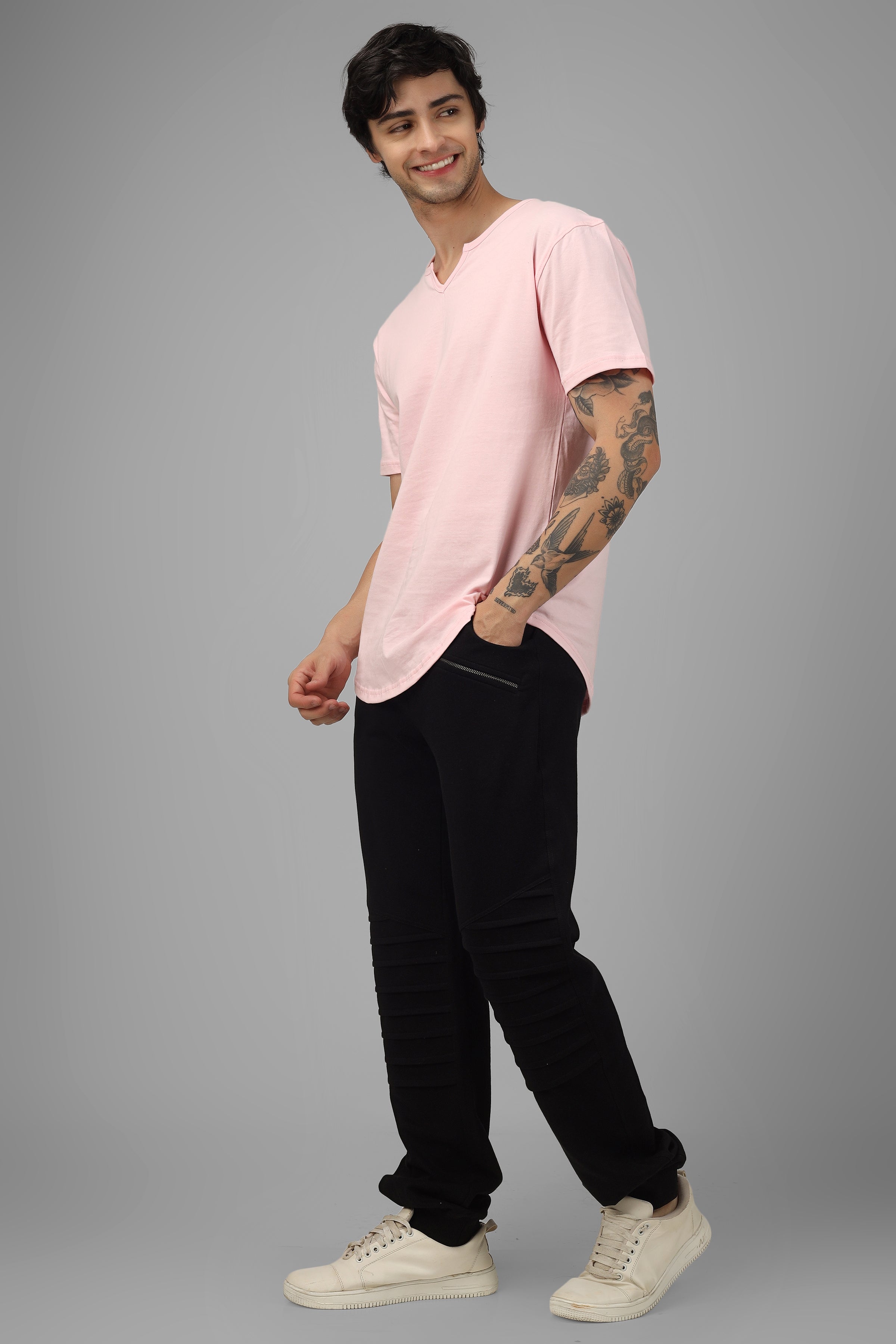Viking Regular Fit T-Shirt (Baby Pink) - Wearduds