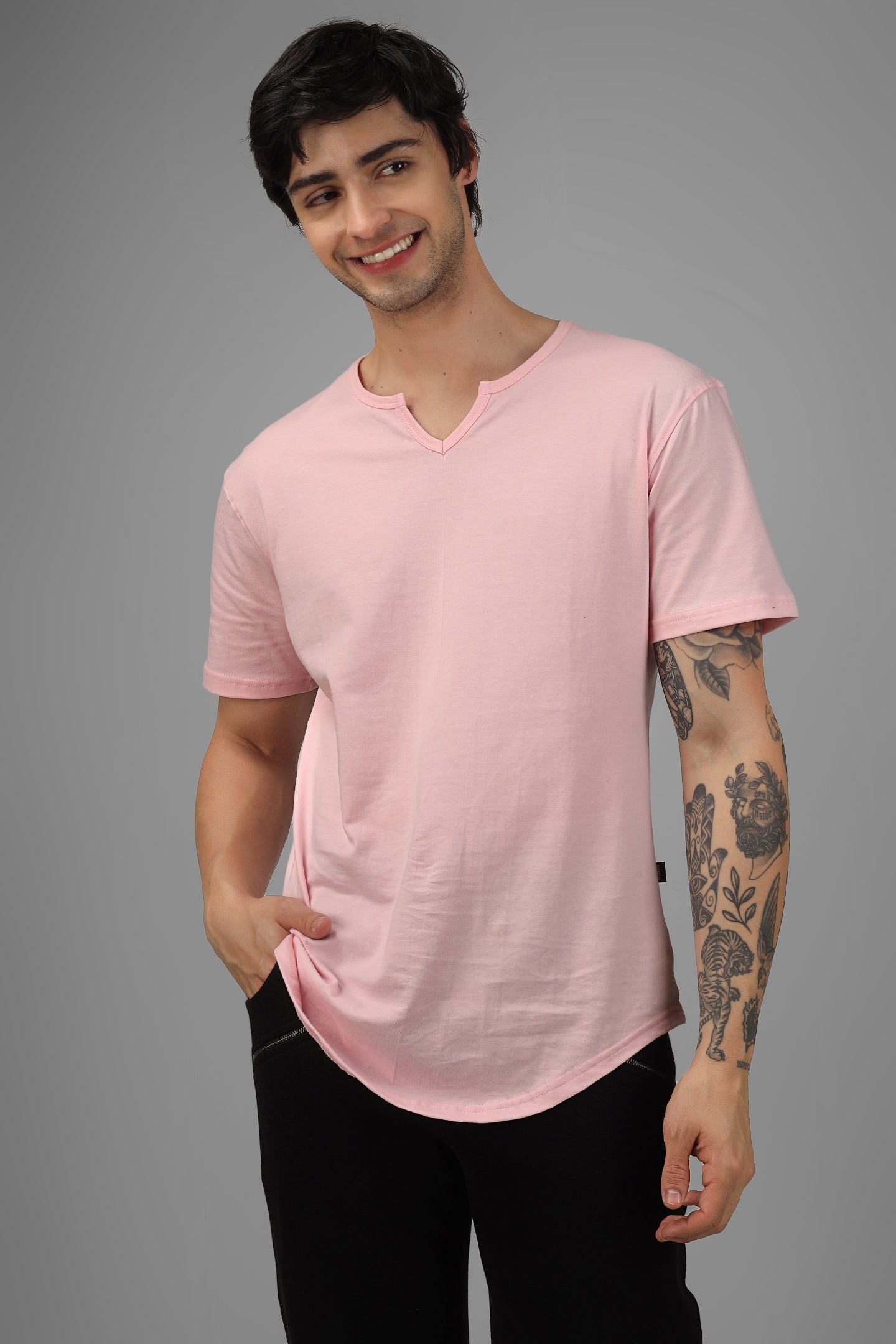 Viking Regular Fit T-Shirt (Baby Pink) - Wearduds
