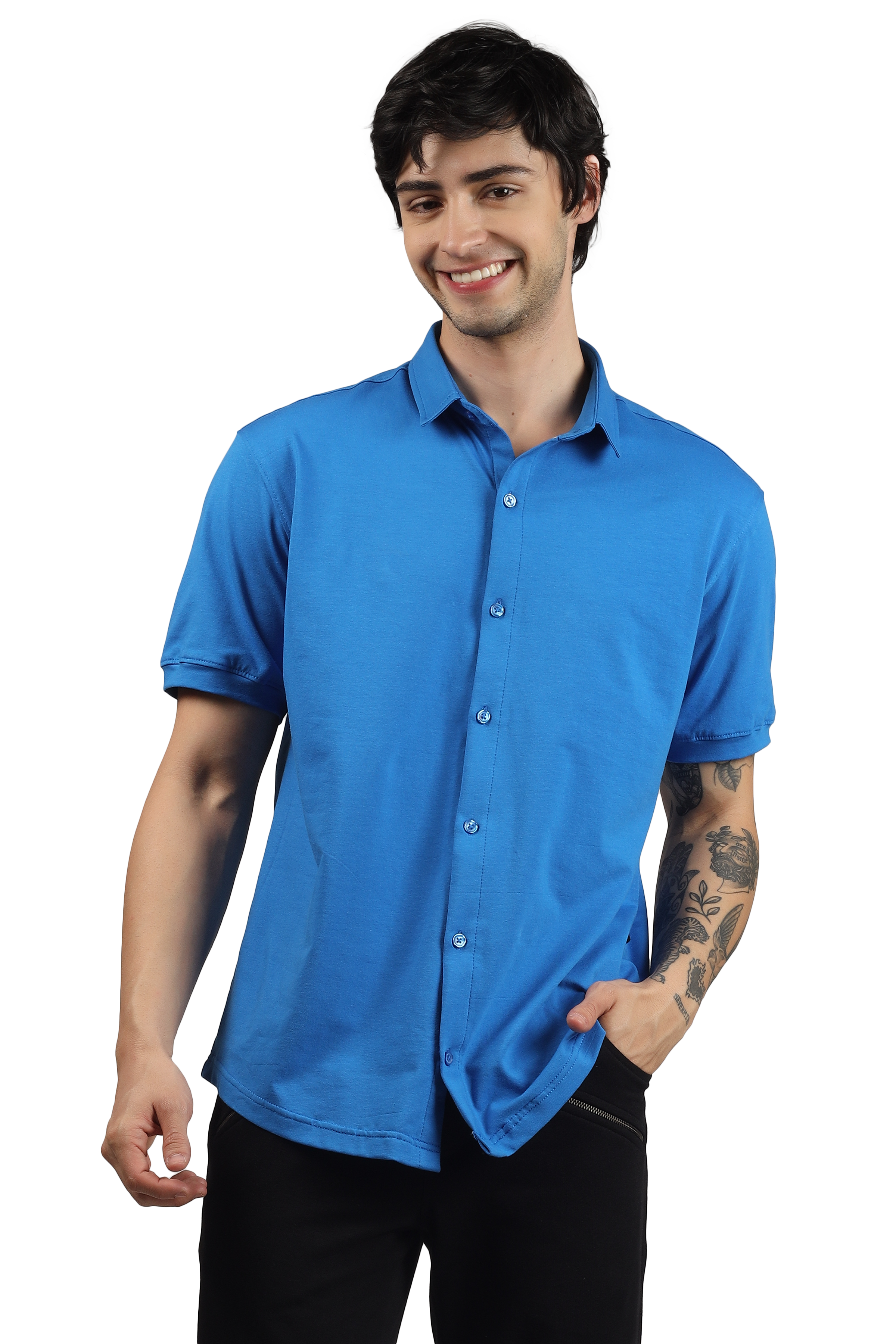 Noir Blue Shirt - Wearduds