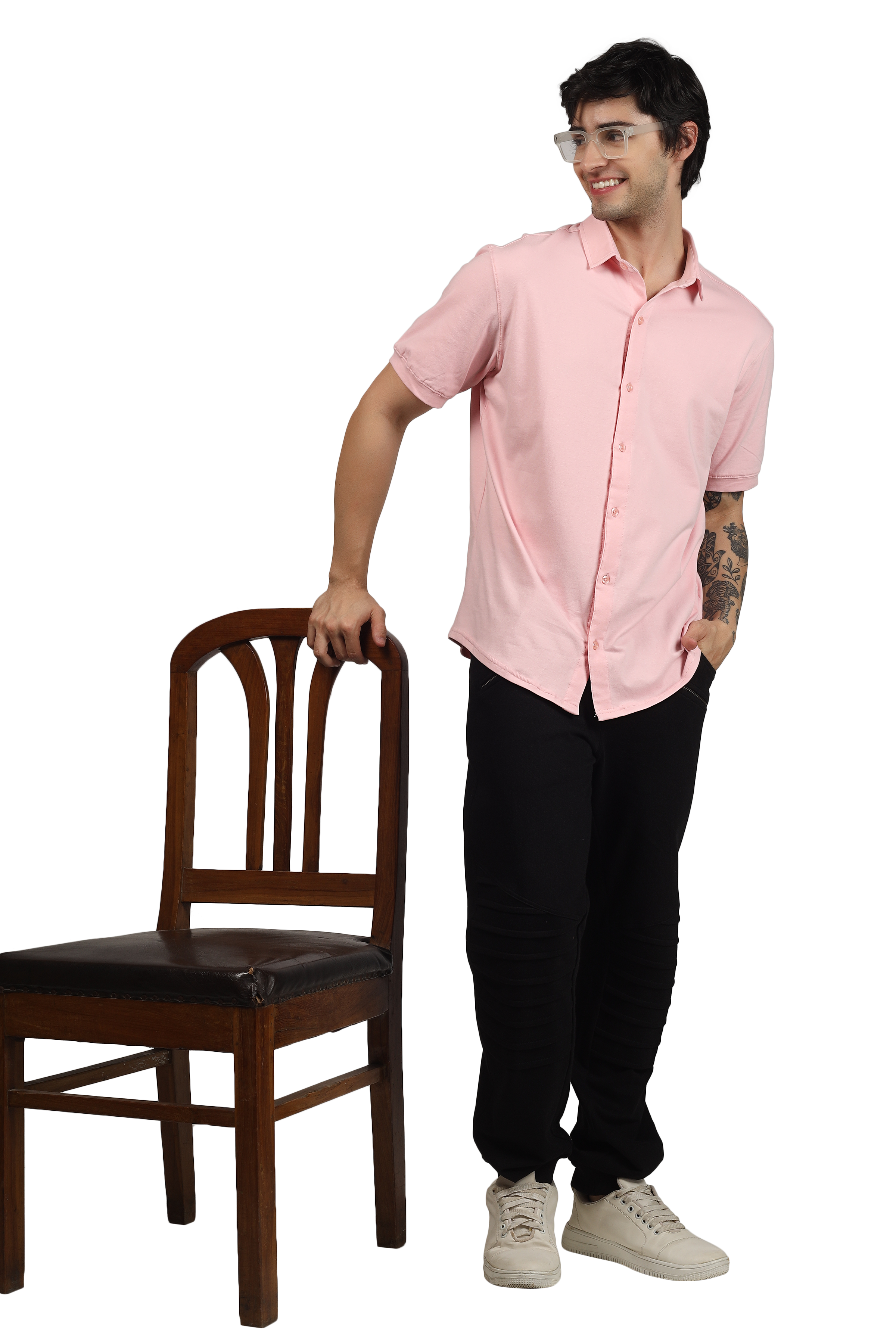 Noir Blush Pink Shirt - Wearduds