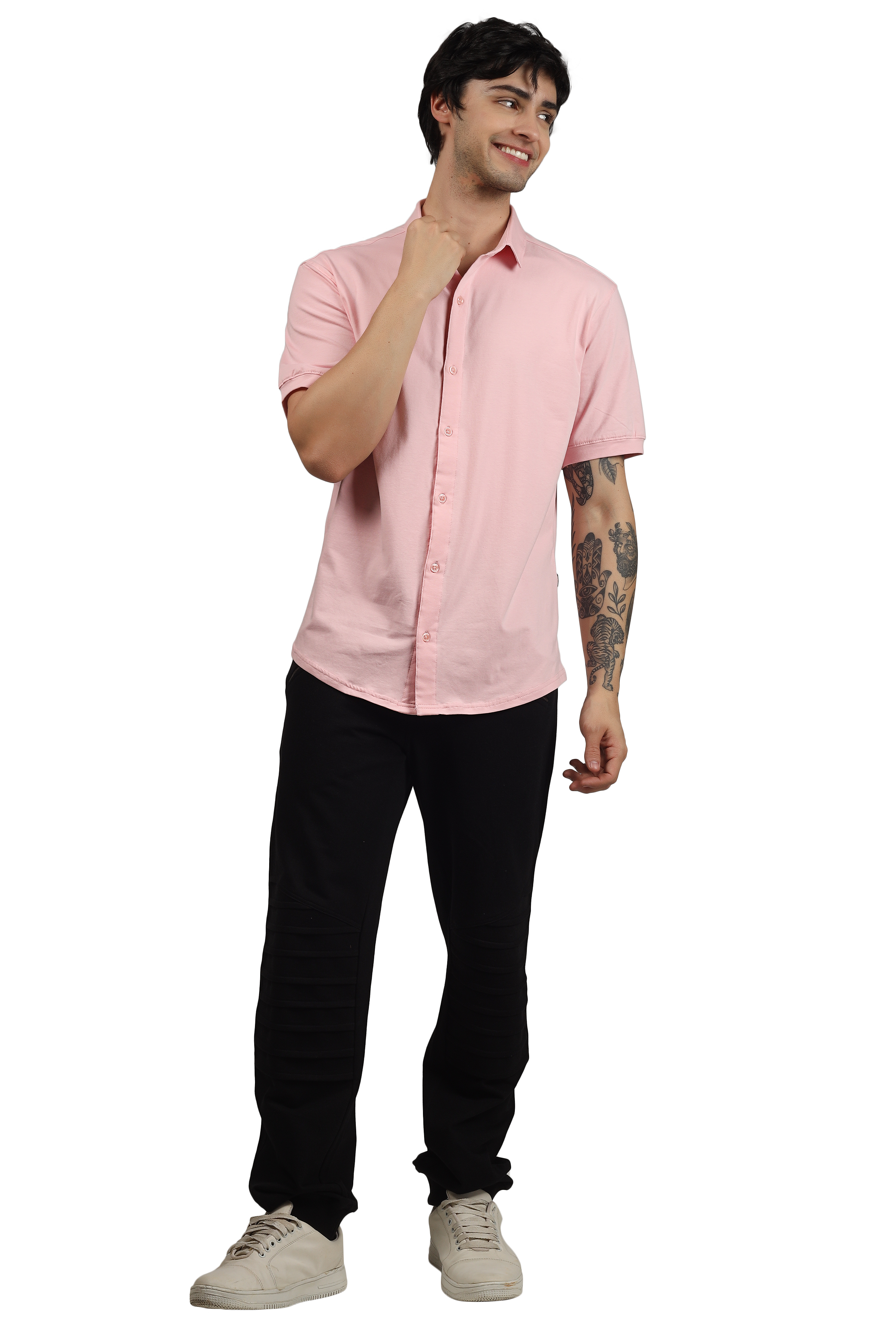 Noir Blush Pink Shirt - Wearduds