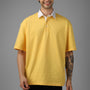 Sagol Polo Oversized Polo T-Shirt (Yellow)