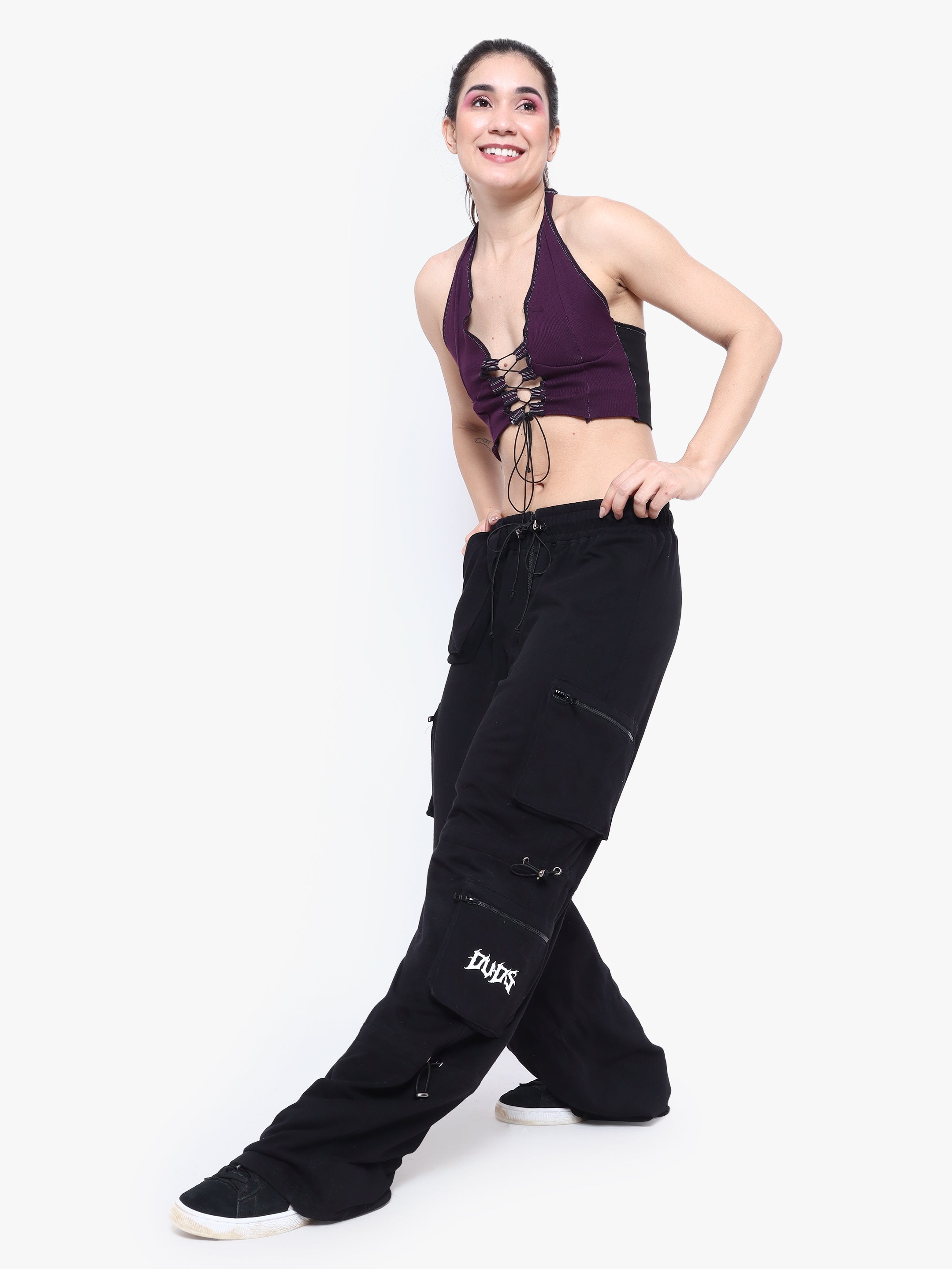 5 Box Pocket Cargo pant Black - Wearduds