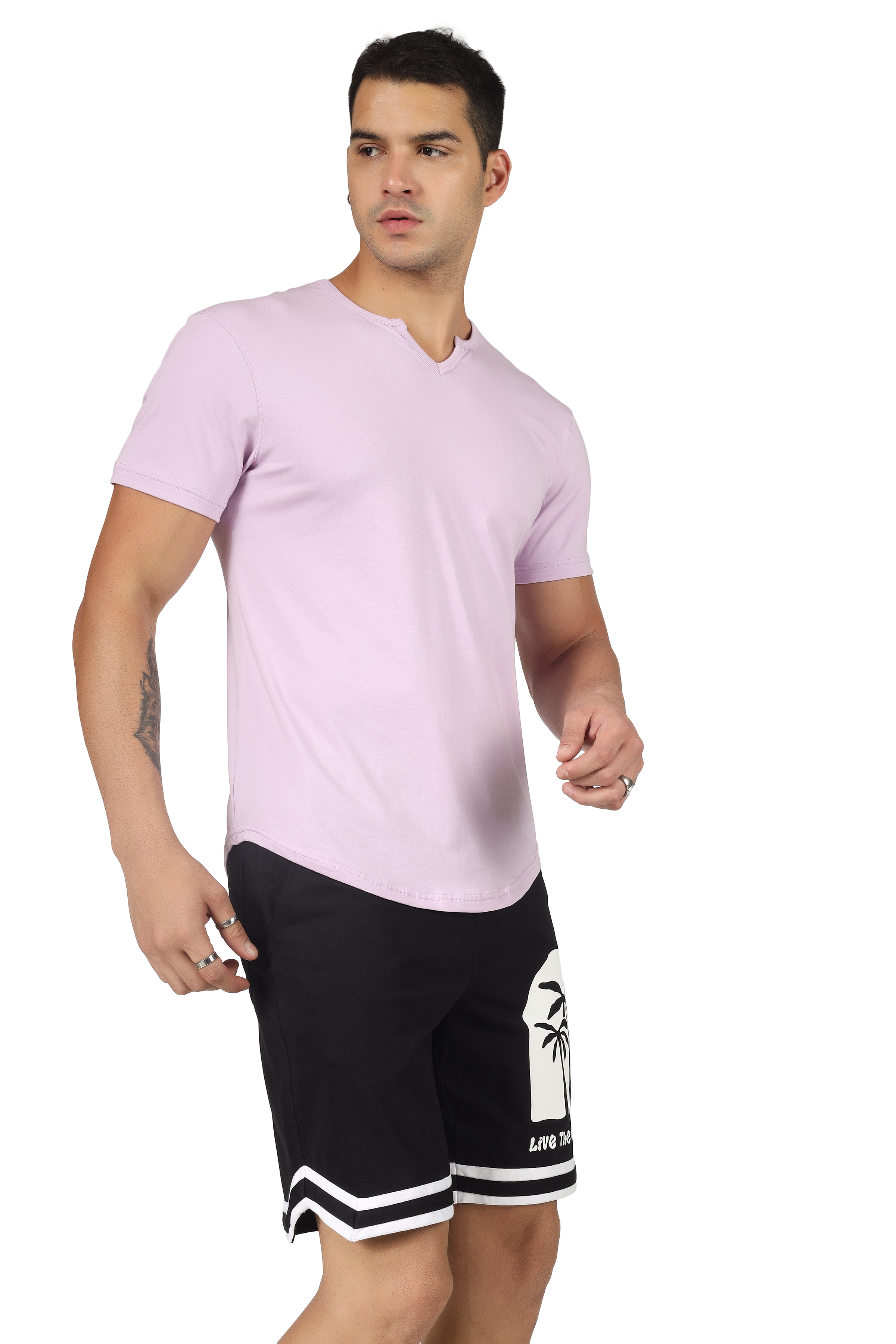 Viking Regular Fit T-Shirt (Lilac) - Wearduds