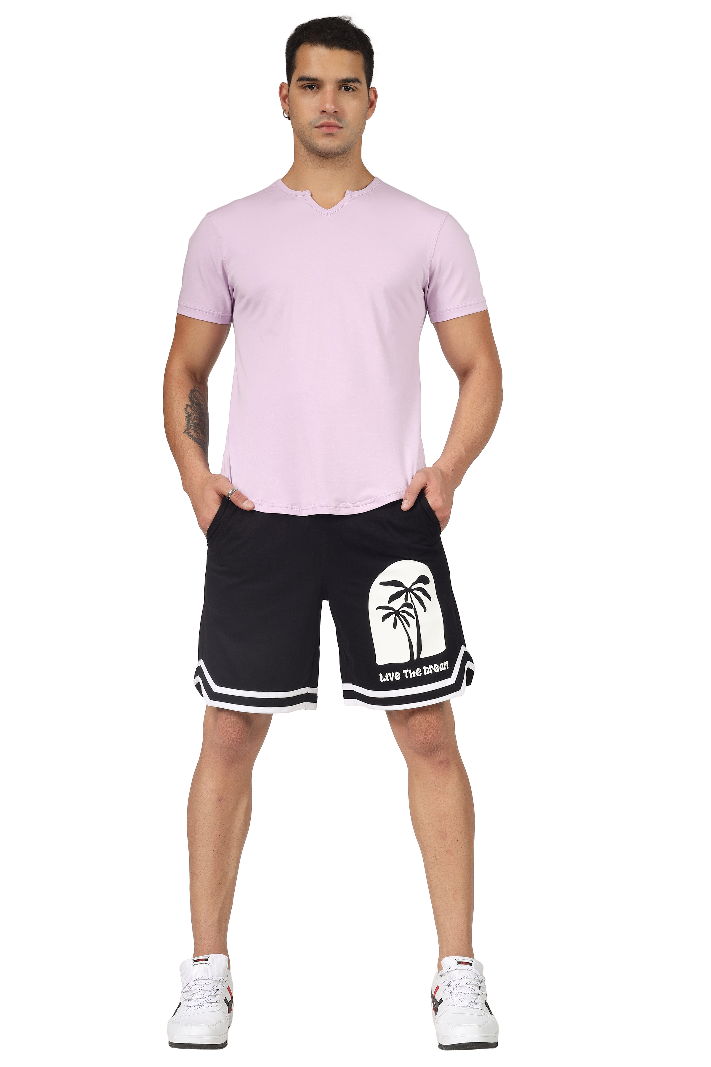 Viking Regular Fit T-Shirt (Lilac) - Wearduds