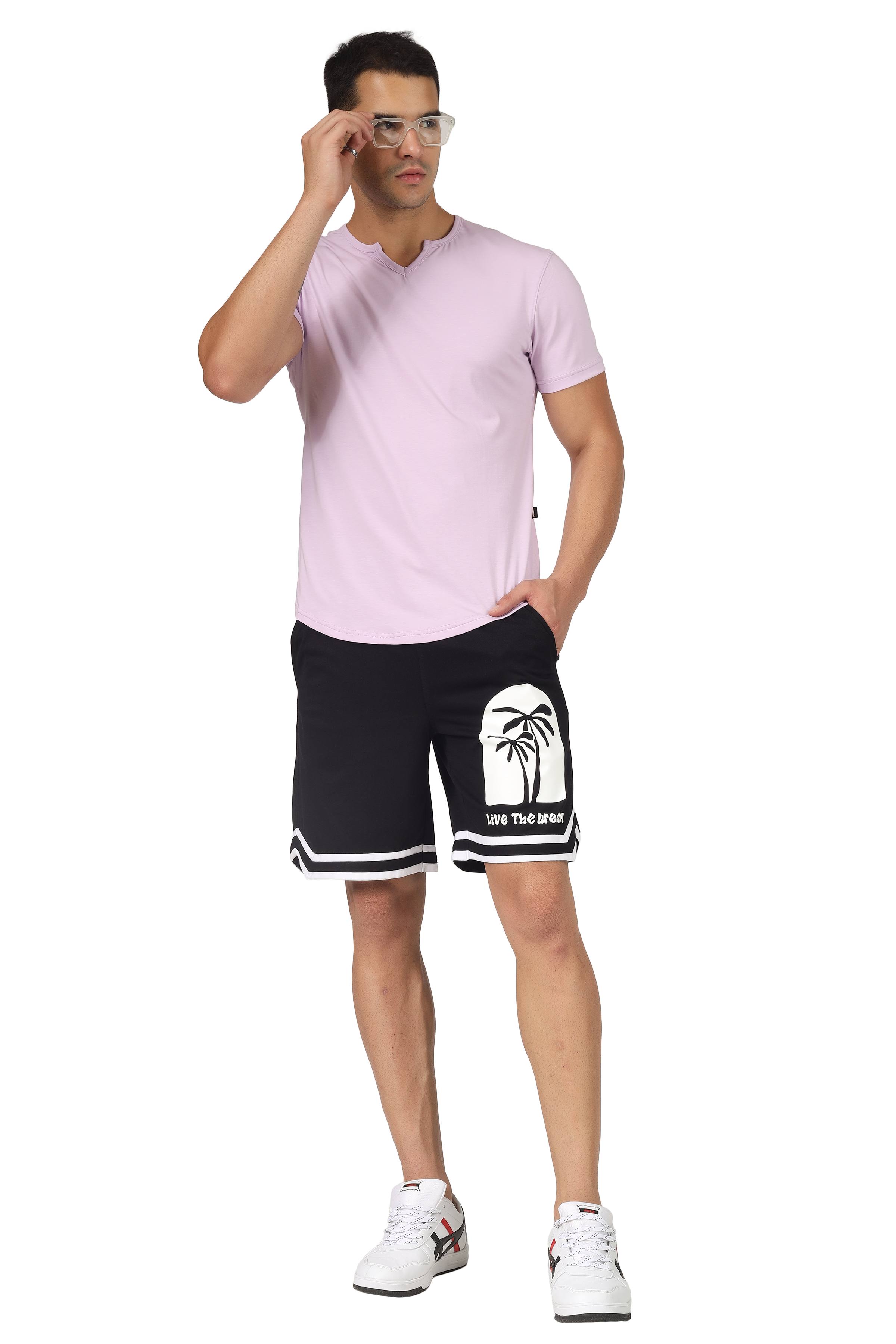 Viking Regular Fit T-Shirt (Lilac) - Wearduds