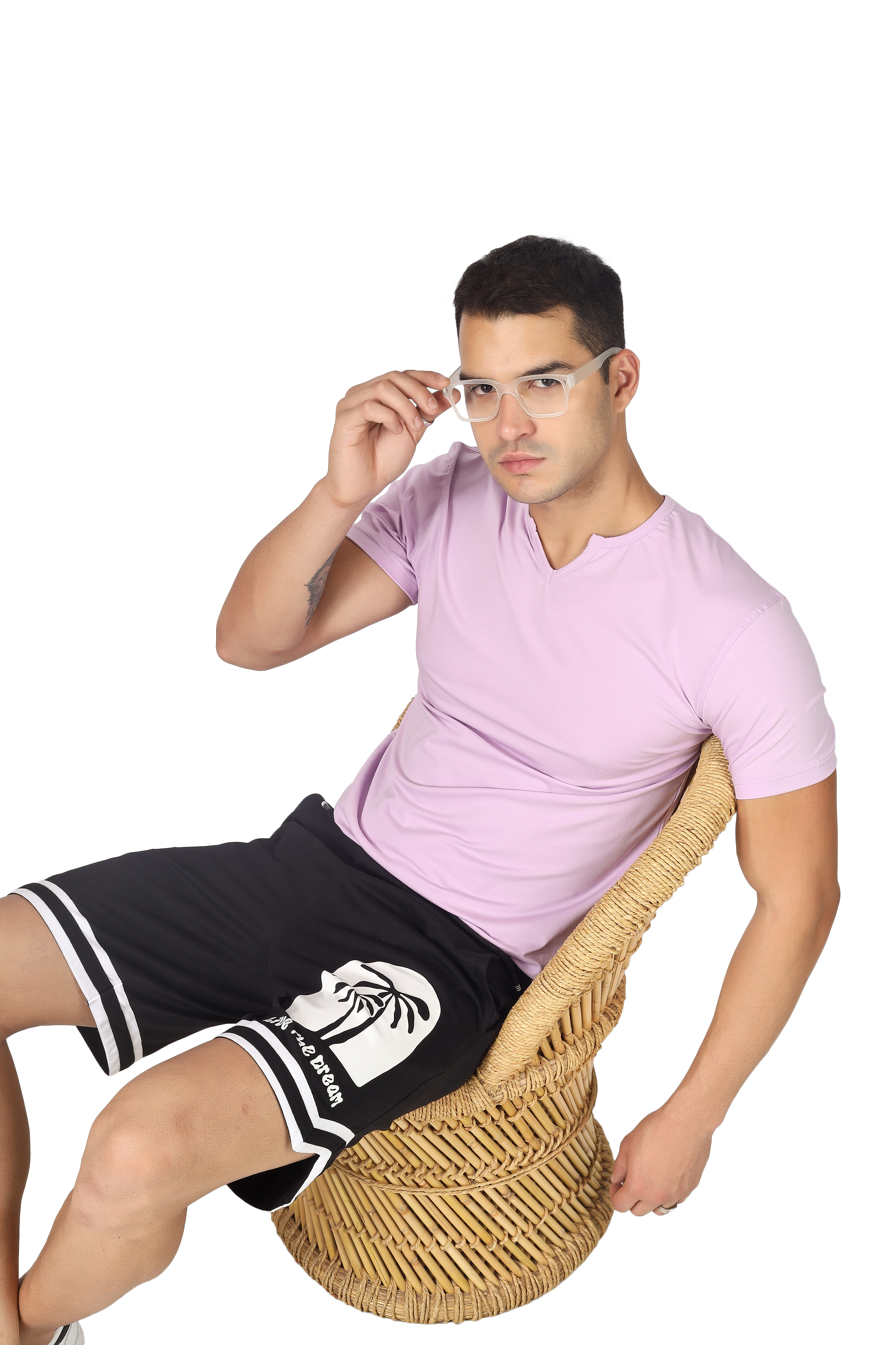 Viking Regular Fit T-Shirt (Lilac) - Wearduds