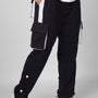 Bracket Cargo Pant Black & White Highlighter