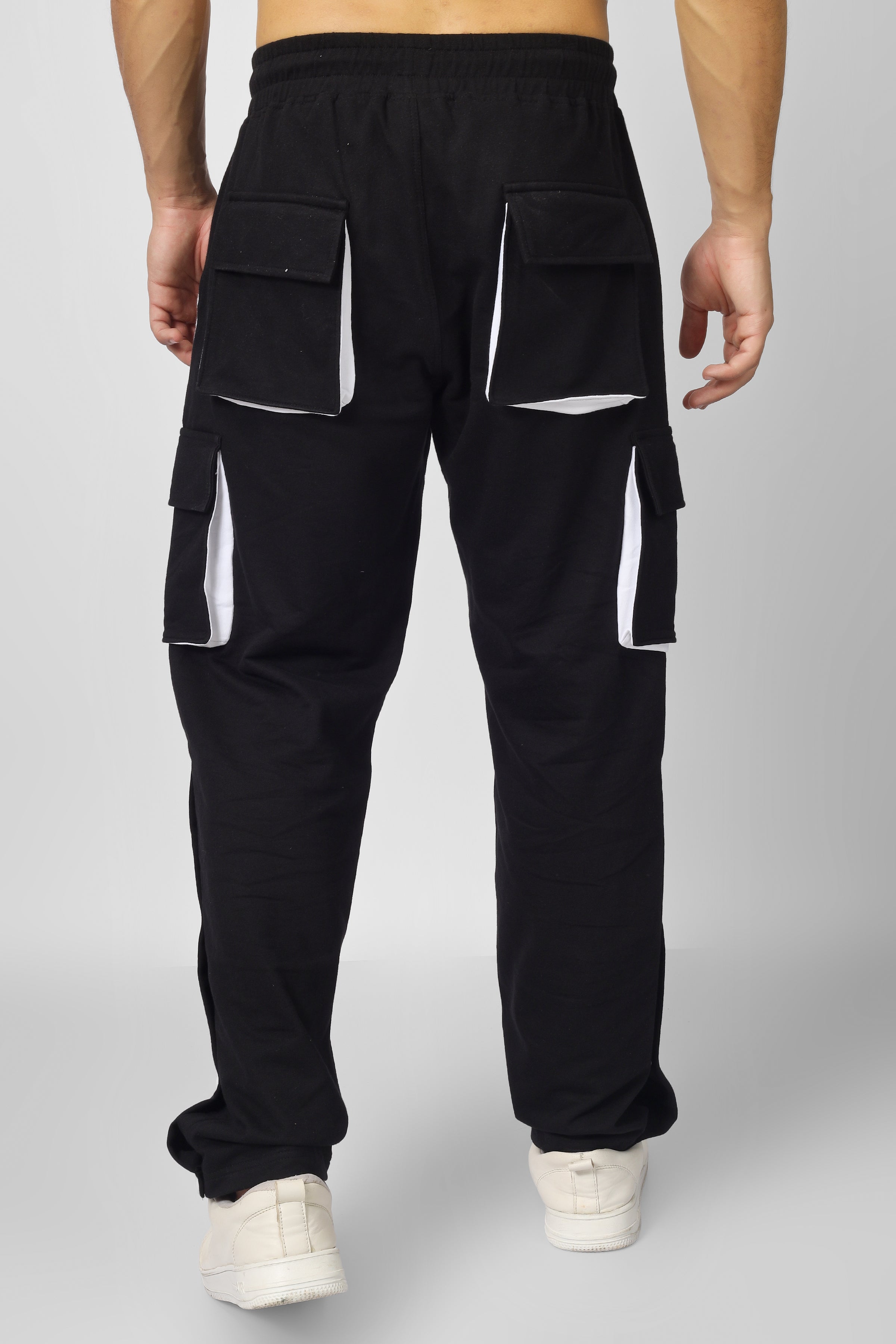 Buy Indicode Men's Levi Cotton Cargo Trousers with 6 Pockets | Long Regular  Fit Pants Casual Hiking Trekking Outdoor for Men in Black XS Online at  desertcartINDIA