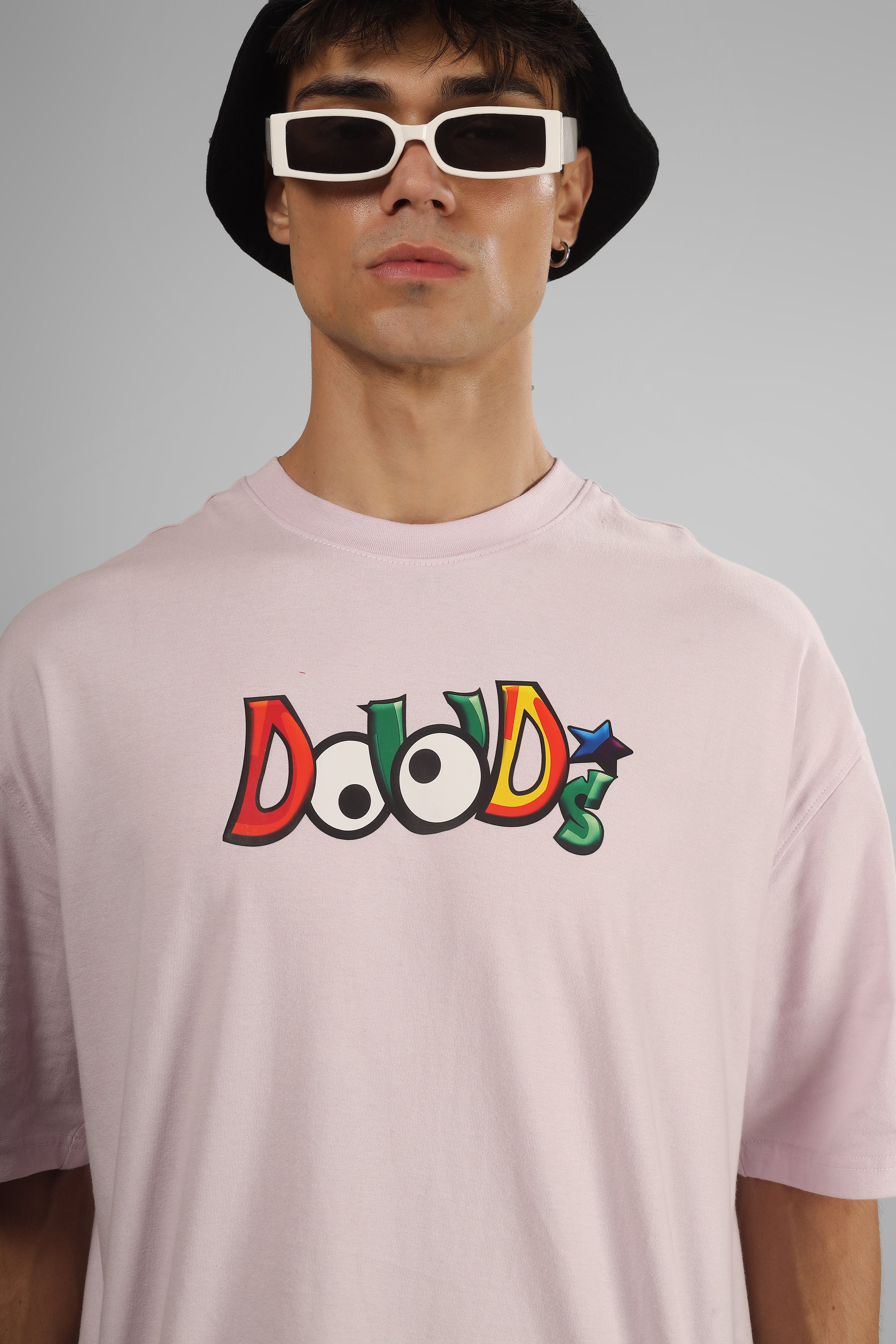 Duds Monster Over-Sized T-Shirt (Pale Pink)