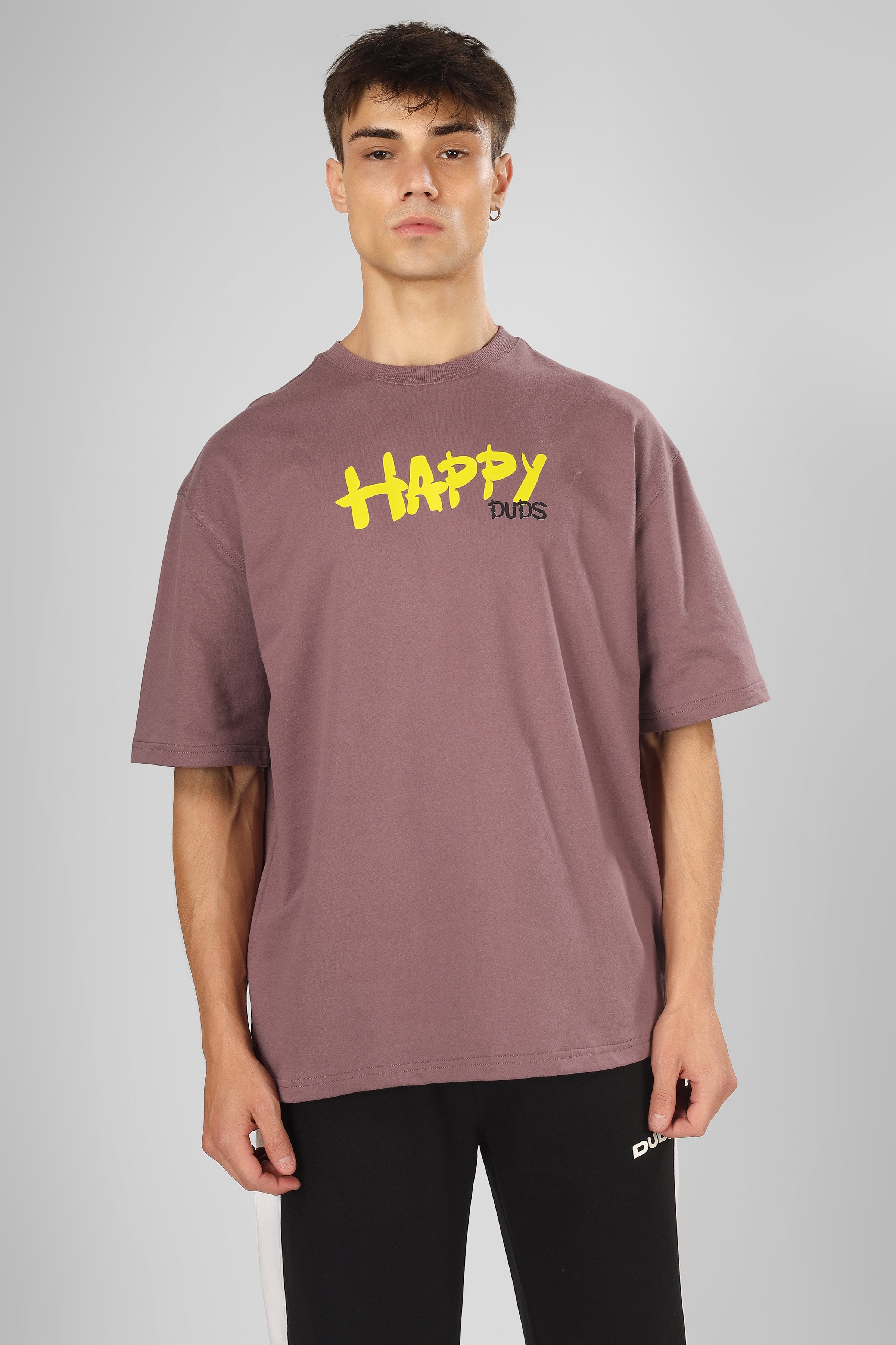 Happy Duds Over-Sized T-Shirt (Chinese Voilet)