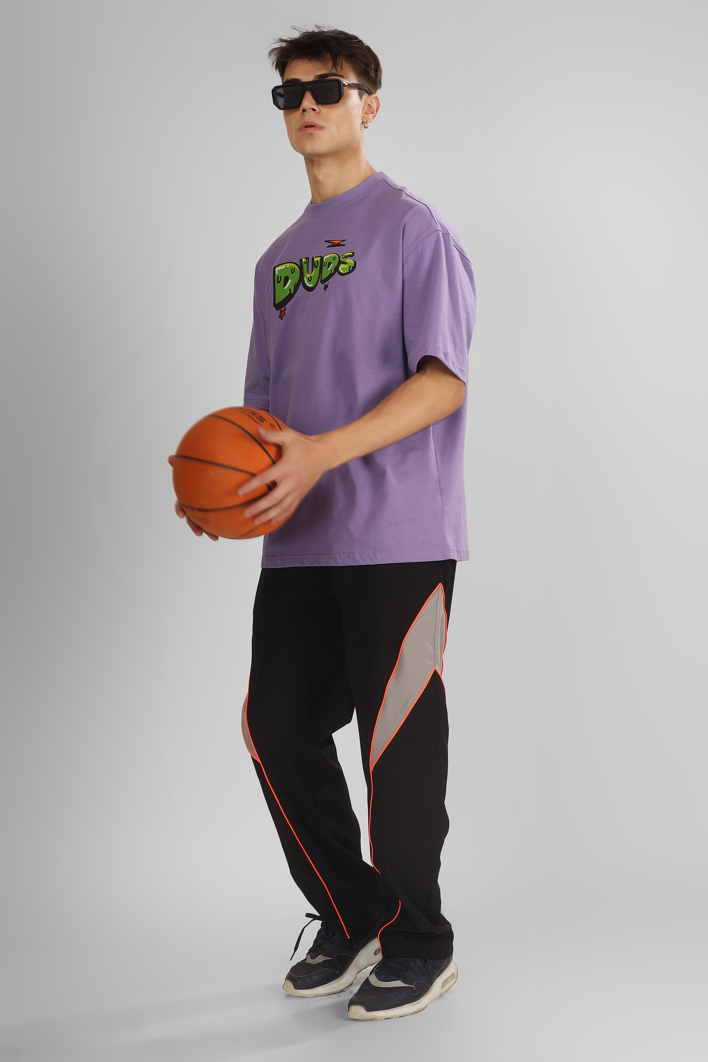 BULLET RELAXED FIT CARGO PANTS (BLACK)