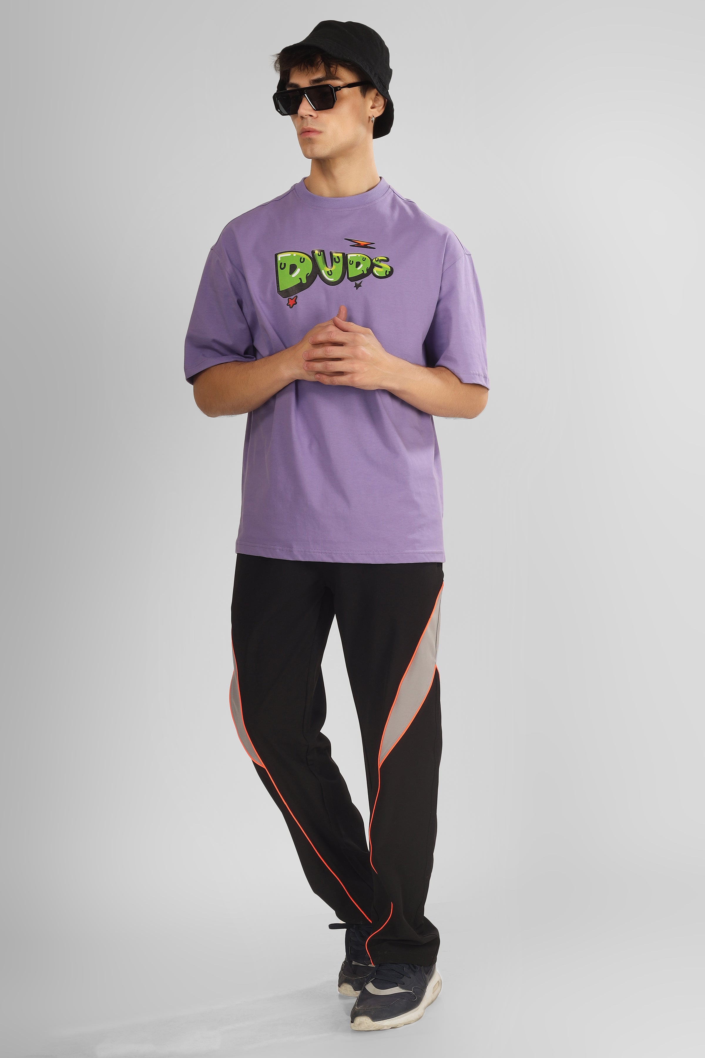 BULLET RELAXED FIT CARGO PANTS (BLACK)