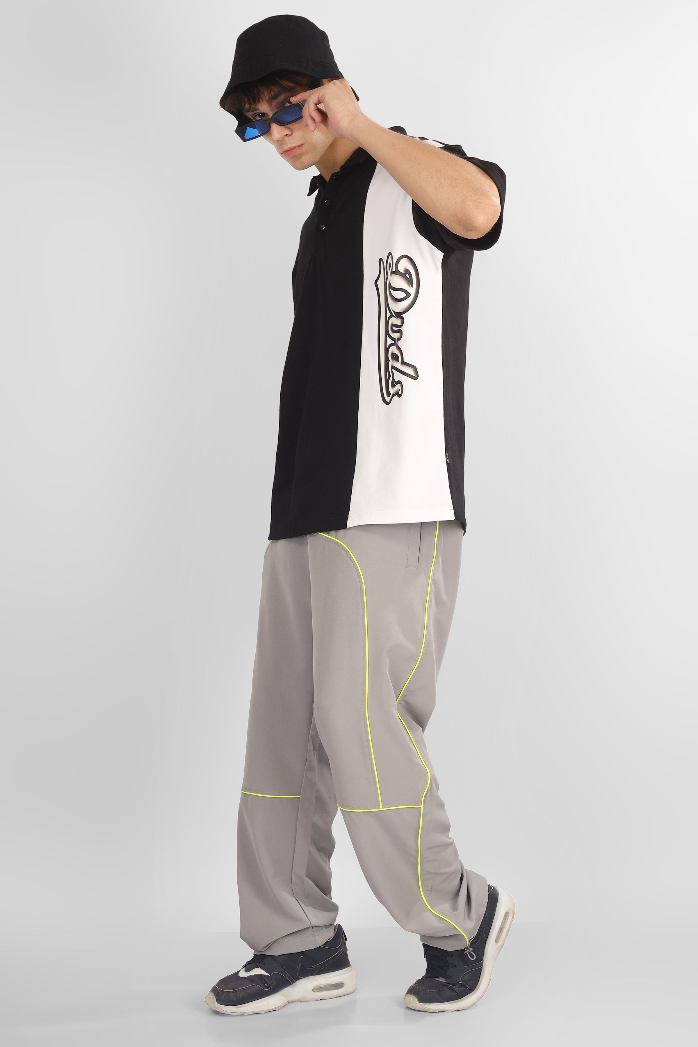 SCOOP PARACHUTE CARGO PANTS (GREY)