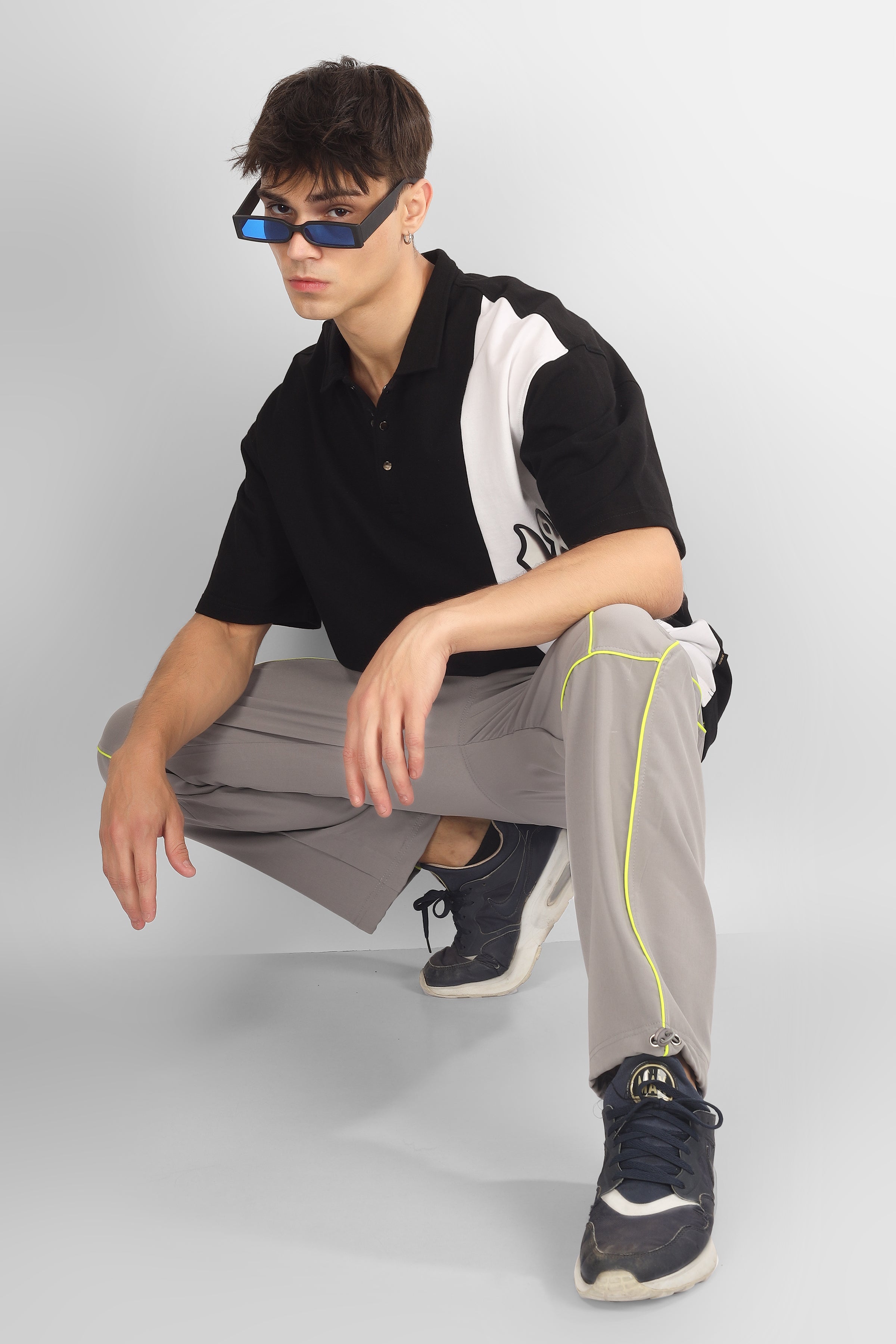 SCOOP PARACHUTE CARGO PANTS (GREY)