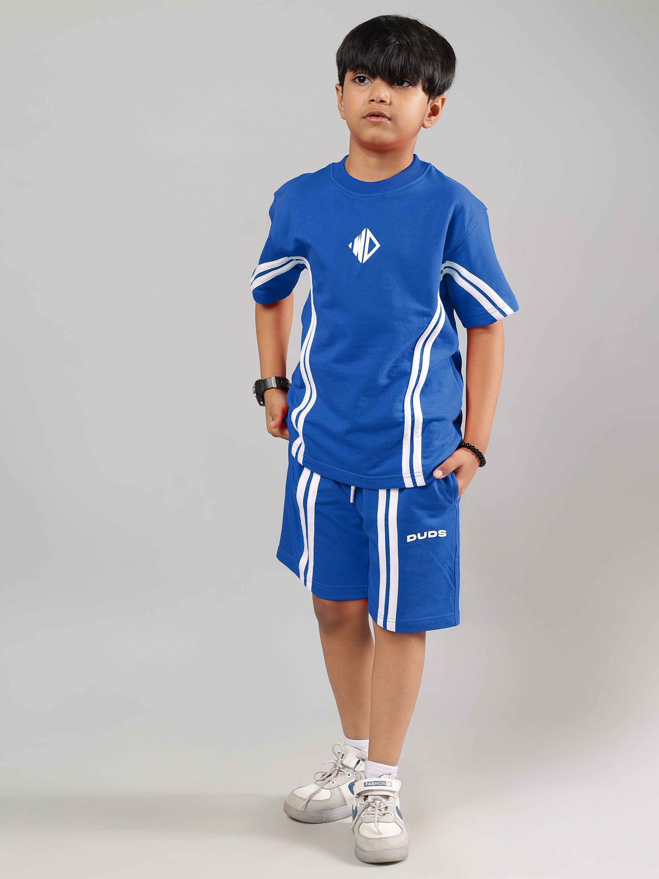 OUTLOOK HALF CO-ORD FOR BOYS & GIRLS (BLUE)