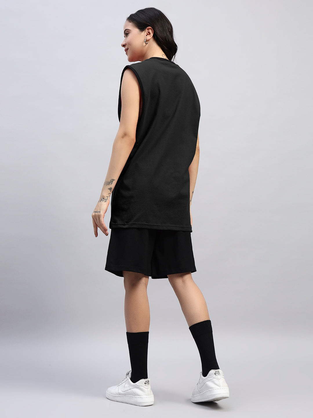 WOMEN'S AMIGA GYM CO-ORD SET (BLACK)