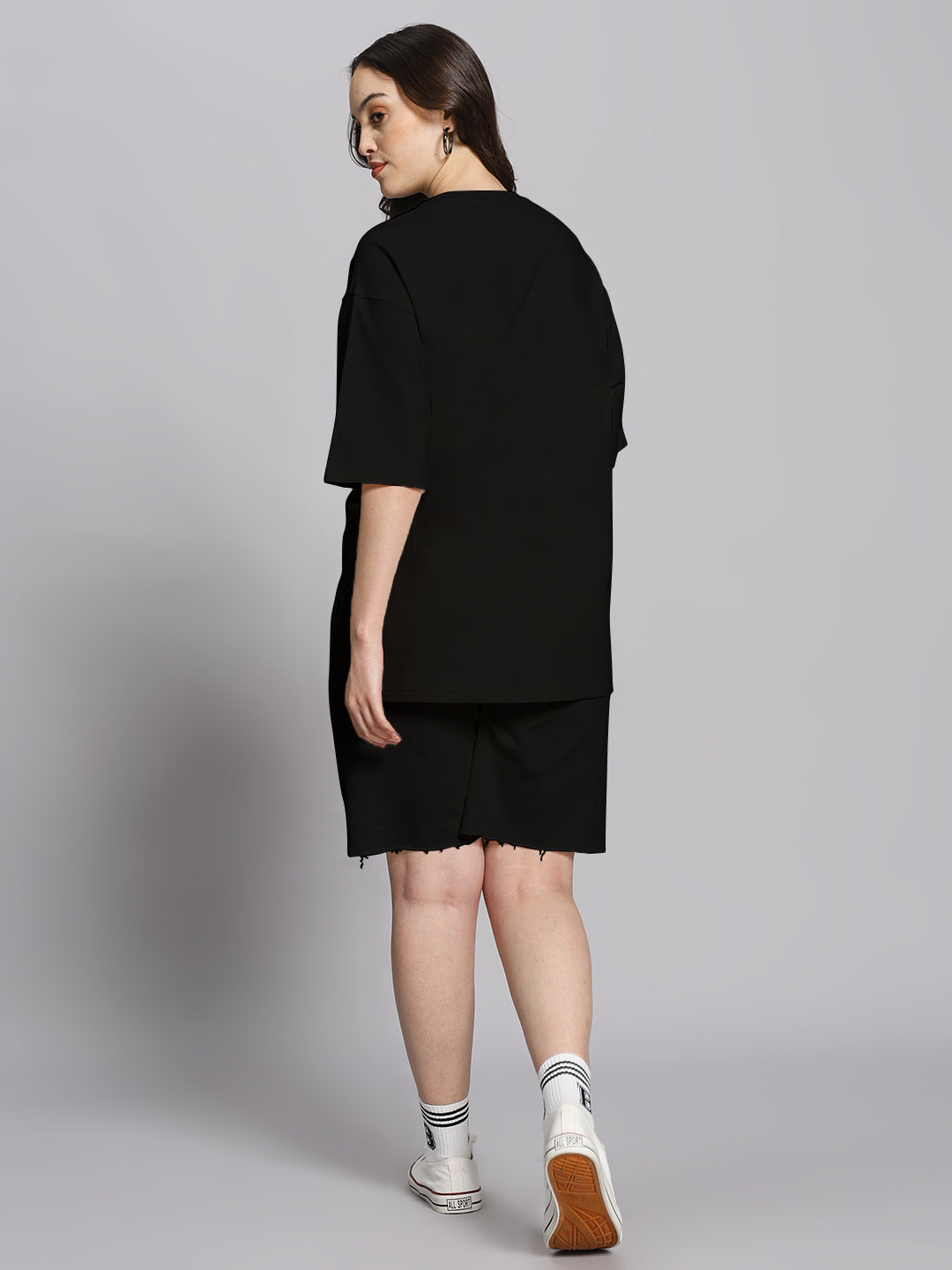 WOMEN'S FANCY DREAM CO-ORD SET (BLACK)